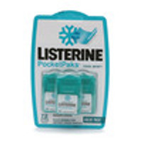 Listerine PocketPaks Breath Strips Cool Mint 72 cada (pacote com 6)