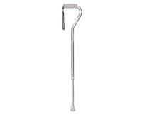 Endurance Offset Handle Cane Height Adjustment: 30" - 39" Silver