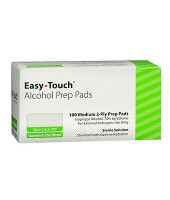 EasyTouch Alcohol Prep Pads Spun Lace 100 ct