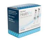 Tiras de teste de glicose Easy Touch HealthPro 50 ct