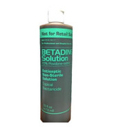 Solução anti-séptica tópica de betadina Purdue 10% Povidina Iodo 16 fl Onça