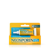 Neosporin + Pain Relief Dual Action Cream 0.5 Oz First Aid Antibiotic Cream