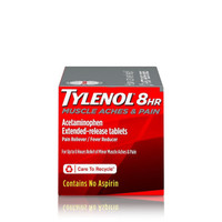Tylenol 8 HR 650 mg Muscle Aches & Pain Reliever, Fever Reducer 100 Caplets
