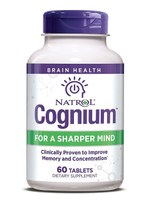 Natrol Cognium 60 قرصًا، ثبت سريريًا أنه يحسن الذاكرة والتركيز