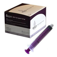 Vesco ENFit® Tip Medical Syringe, Flush and Bolus Feed, 10mL-100ea