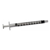 BD Barrel Oral Syringe, with Non Luer Tip, 1 mL, Clear-100ea