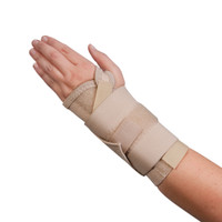 BODYMED CARPAL TUNNEL WRIST SUPPORT, LEFT, LARGE, BEIGE