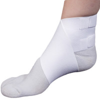 BODYMED FIGURE 8 ELASTIC ANKLE BRACE, 3" WIDE, MEDIUM, WHITE