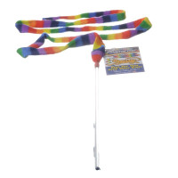 Cat Dancer Rainbow Charmer Wand Cat Toy 1 Pack