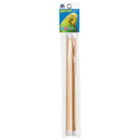 Percha Prevue Birdie Basics – Pájaros pequeños/medianos 10 pulgadas de largo x 7/16 pulgadas de ancho – Paquete de 2