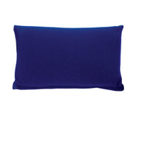 وسادة ظهر قابلة للنفخ مقاس 7×11 بوصة مع غطاء أزرق
