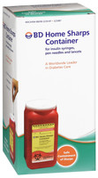 Bd naaldencontainer thuis 1.4qt