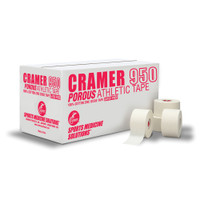 CRAMER 950 X 1"  ATHLETIC TAPE FOR FINGER;WHITE;1" X 15 YARDS
