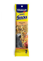  Vitakraft Crunch Sticks Apple & Honey Parrot Treats 2 Pack