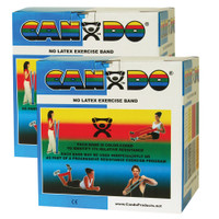 CANDO BAND, TWIN-PAK, BLUE, 100 YARD, NO-LATEX (2 BOXES/SET)
