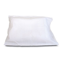 Taies d'oreiller en tissu/poly Bodymed, 21" x 30", blanc, 100/cs
