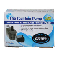 Danner Fountain Pump magnetisk nedsenkbar pumpe SP-200 (200 GPH) med 6' ledning