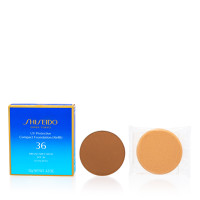 Shiseido/36 recharge de fond de teint compact protecteur uv (sp70 ivoire foncé) 0,42 oz large spectre spf 36