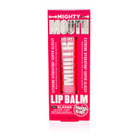  SOAP & GLORY/MIGHTY MOUTH LIP BALM WITH XLARGE COLLAGEN PLUMP (NAKED PINK) .4 OZ 