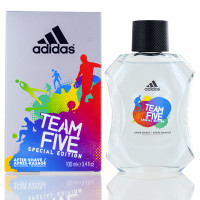 ADIDAS TEAM FIVE/COTY AFTER SHAVE SPLASH-ON SPECIAL EDITION 3.4 OZ (100 ML) (M)1.81