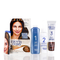 Clairol / nice 'n easy (5/118 marrom médio natural) kit fórmula de mistura de cores 5/118 marrom médio natural 2,4 onças aplicador de mistura de cores 2,4 onças luvas condicionador revitalizante 1,85 onças 