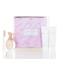 Jessica Simpson Signature/Jessica Simpson Set (w) EDP Spray 3,4 oz EDP Rollerball Mini 0,2 oz Lotion pour le corps 3,0 oz Gel douche 3,0 oz dans un coffret cadeau 