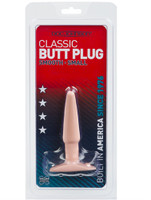 Plug anal clásico liso - pequeño - blanco