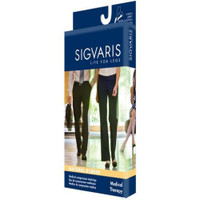 Sigvaris 500 Unisex naturgummi 40-50 mmHg Knæhøjder med åben tå - 504C