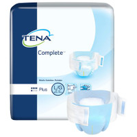 MCK TENA Complete Unisex Adult Incontinence Brief  Large Disposable Moderate Absorbency - Bag of 24