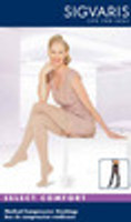 Sigvaris 860 Select Comfort Series 30-40 mmHg Medias hasta el muslo con punta cerrada para mujer - 863N