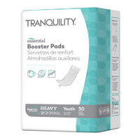 MCK Tranquility Booster Pad Essential 3-1/4 x 12 tuuman Heavy Absorbency Superabsorbant Core One Size sopii useimpiin 30 pussiin