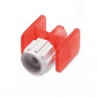 Connecteur à remplissage rapide Luer Lock-to-Luer Lock, rouge, polypropylène, stérile 50 unités