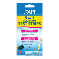 RA  5 in 1 Aquarium Test Strips - 4 pk
