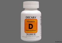 Decara 50.000 IE cholecalciferol 1250 MCG (vitamine D3) Softgel 50 capsules per stuk