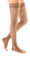 Mediven Sheer & Soft Women's OPEN TOE Thigh Highs 15-20 mmHg
