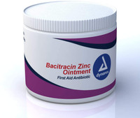 Dynarex bacitracine zinc premiers secours pommade antibiotique pot de 15 onces # 1176