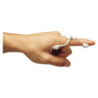 MCK DeRoyal® Medium Pull-On Left or Right Hand White Finger Splint