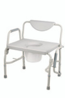 Drive Deluxe Bariatric Drop-Arm Commode, Assembled