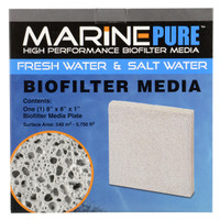 Plaque média pour biofiltre RA – 8" x 8" x 1"
