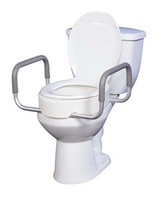 Drive Premium 3 1/2" Seat Rizer with Removable Arms, Standard Toilets