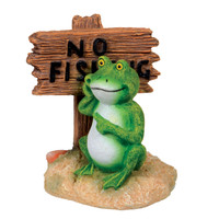 Ra „No Fishing“-Frosch – klein
