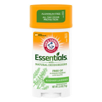 Déodorant BL Arm & Hammer 2,5 oz Essentials Romarin Lavande - Paquet de 3