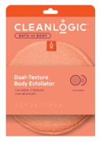 BL Clean Logic Bath & Body Exfoliante corporal de doble textura, paquete de 3