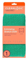 BL Clean Logic Bath & Body Exfoliating Stretch Cloth (Assorted Colors) - Pack of 3