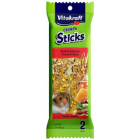 RA Crunch Sticks - Glacê com Sabor de Amendoim e Mel para Hamster - 3 oz
