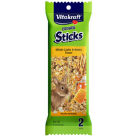 RA Crunch Sticks - Gâterie pour lapin à grains entiers et saveur de miel - 4 oz
