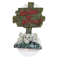 RA  Betta Bling Skull Sign
