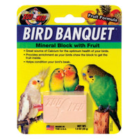 RA Bird Banquet Mineral Block - Fórmula de Frutas - 1 oz
