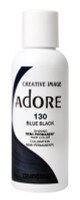 Adore Semi-Permanent Haircolor #130 Blue Black 4oz X 3 Counts