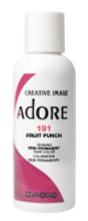 Adore Semi-Permanent Haircolor #191 Fruit Punch 4oz X 3 Counts